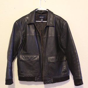 CHEROKEE MEN'S BROWN LEATHER JACKET